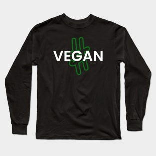 Hashtag Vegan Long Sleeve T-Shirt